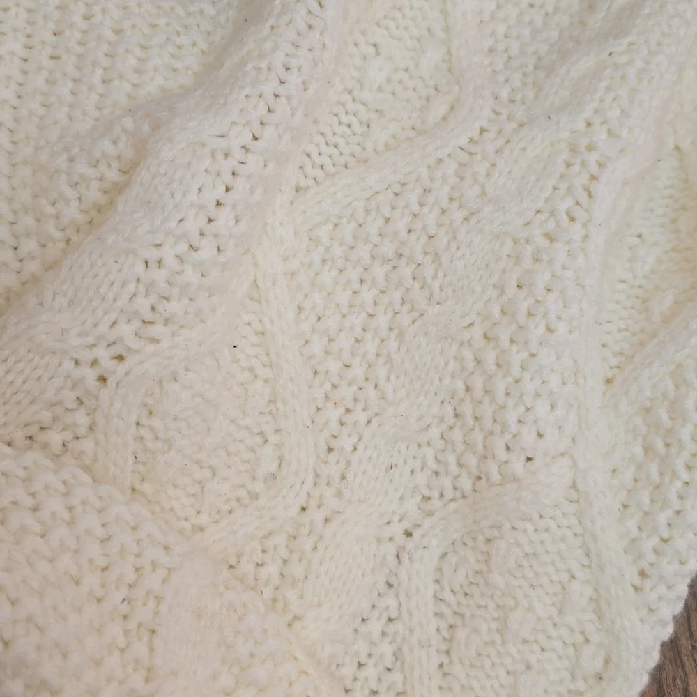 Suzy Shier-NWOT Turtleneck Oversized Long Sleeve Cable Knit Loose Fit Chunky - Picture 6 of 6